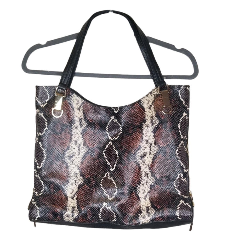 Vince Camuto Leather Python Pattern Bag